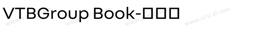 VTBGroup Book字体转换